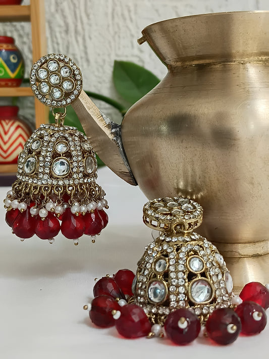 Festive Jhumkis in Pearls, Kundans & Beads