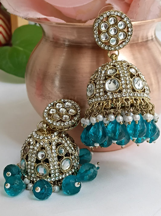 Festive Jhumkis in Pearls, Kundans & Beads